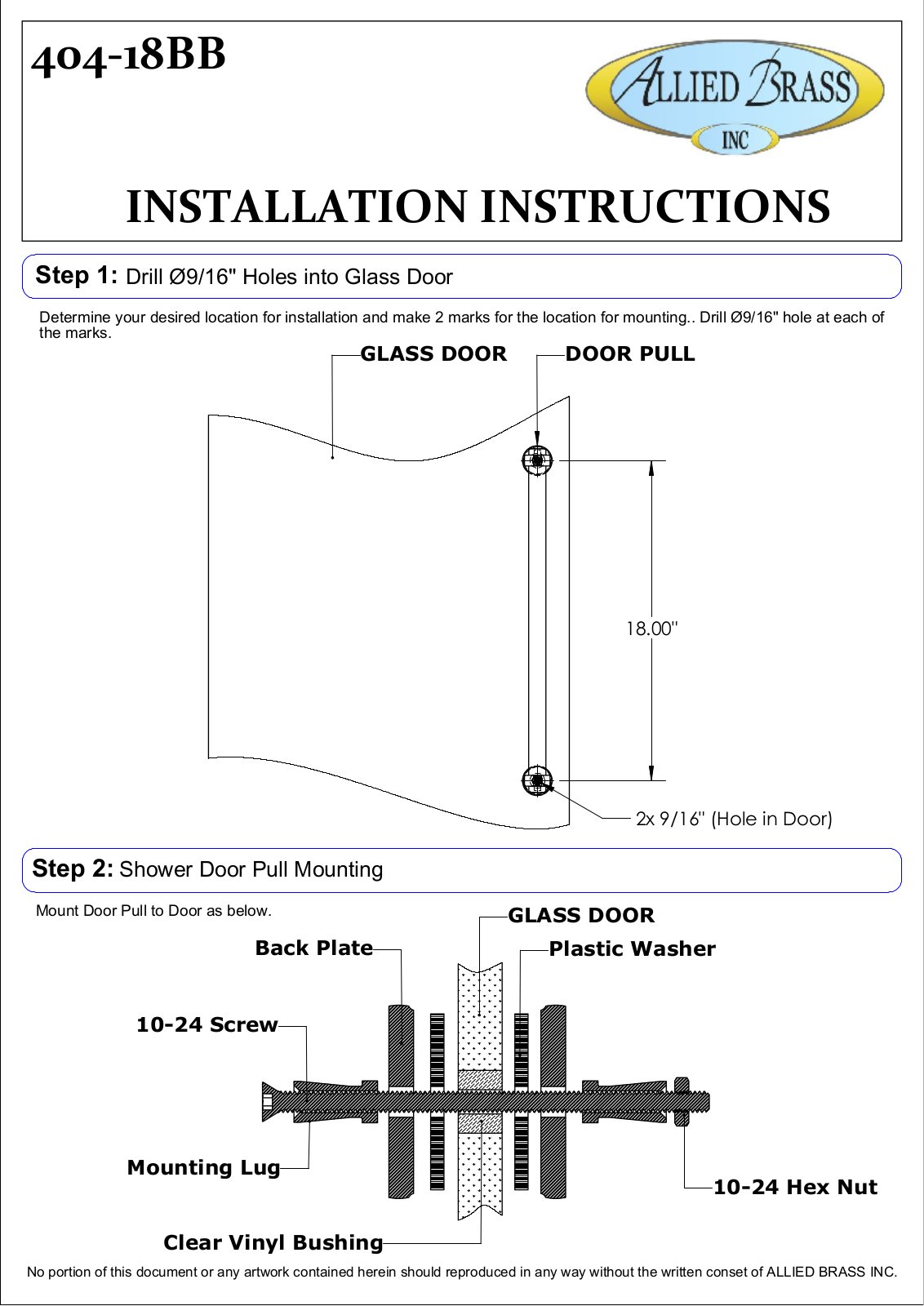 Allied Brass DOK2313 Installation & Assembly - ManualMachine.com