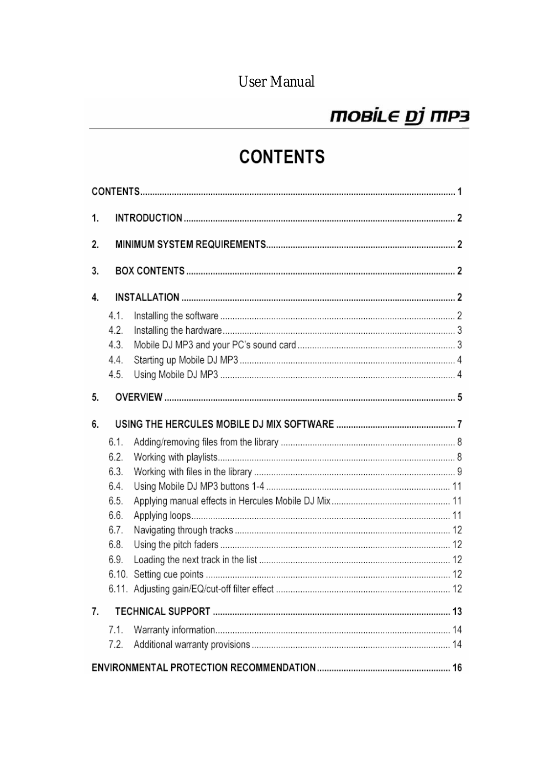 Guillemot 4780432 Users Manual