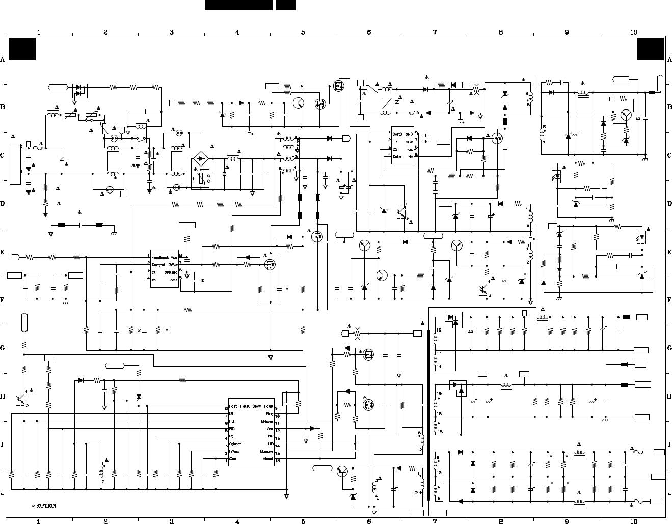 Philips PLHL-T722A Schematic