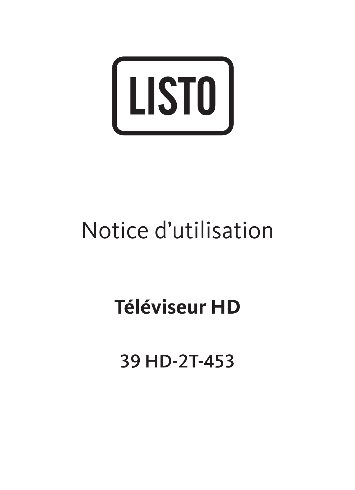 LISTO 32 HD-2T-127 User Manual