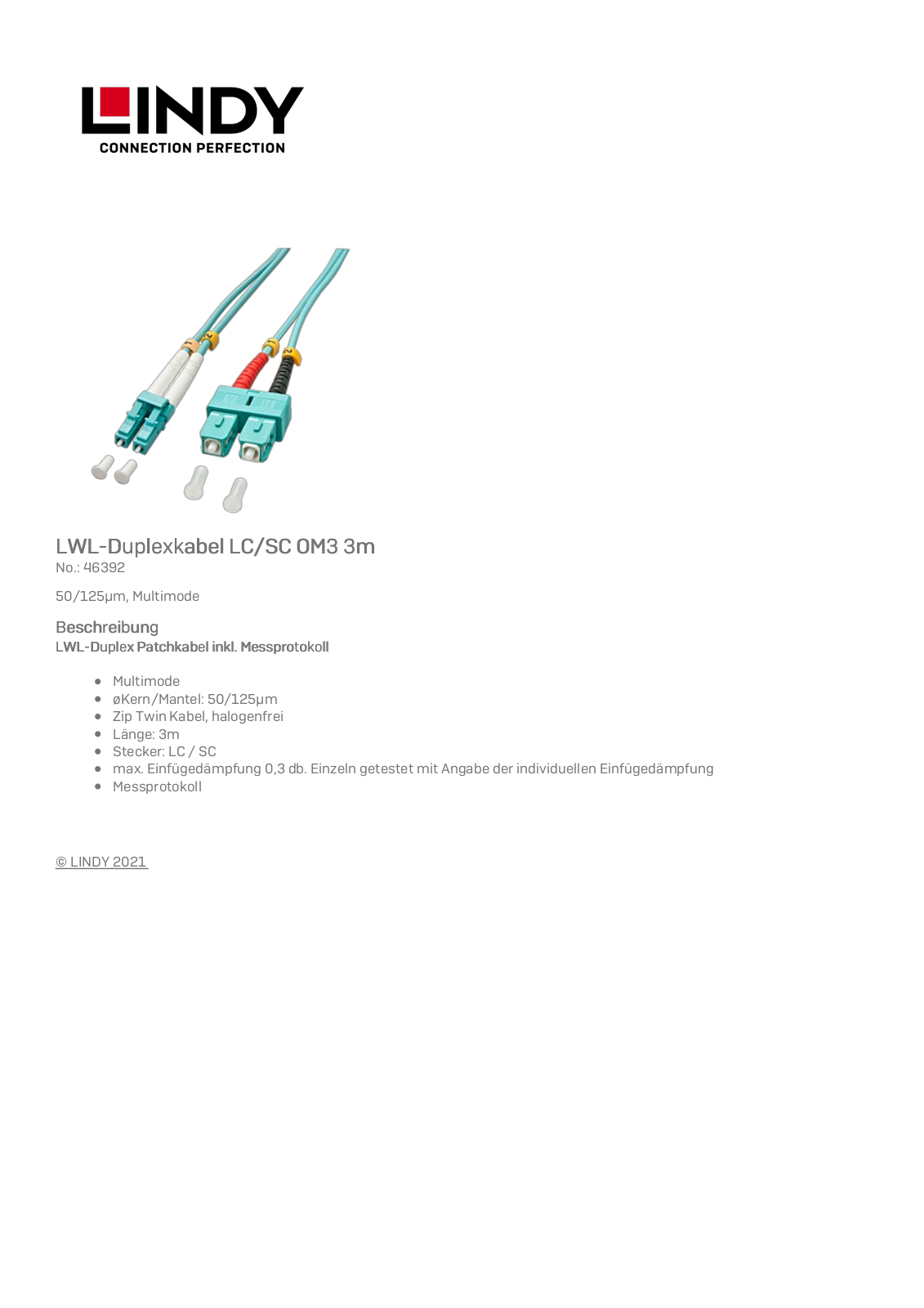 LINDY 46392 Datasheet - ManualMachine.com