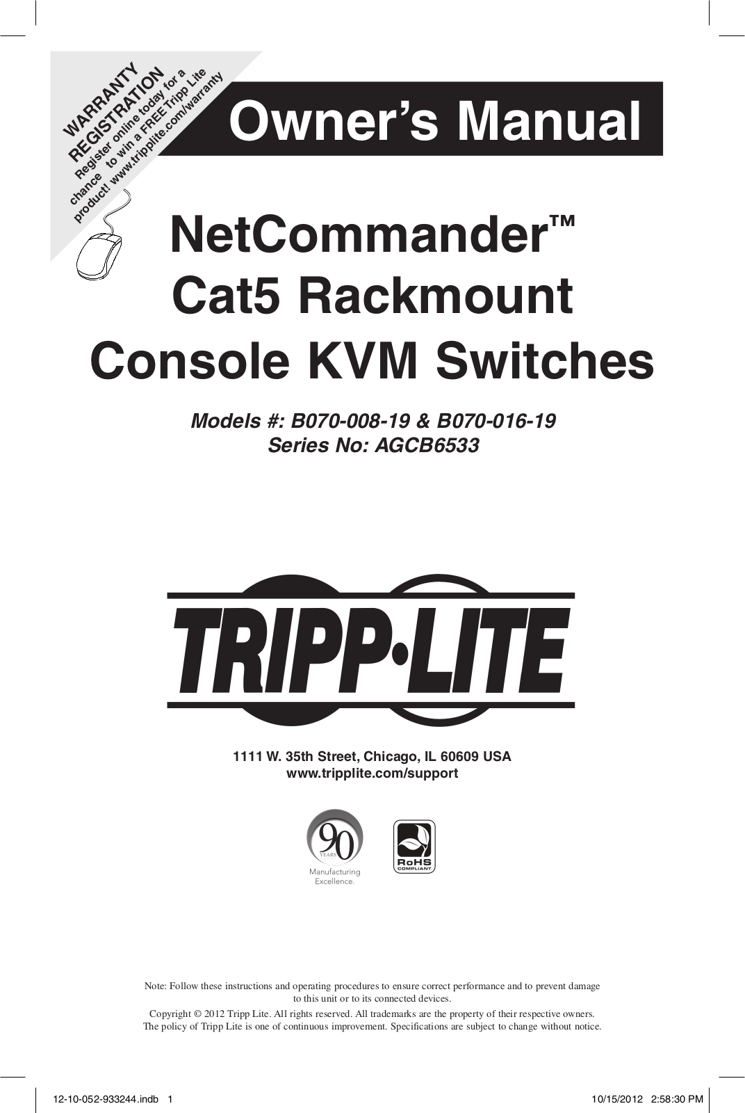 Tripp B070-008-19-IP User Manual