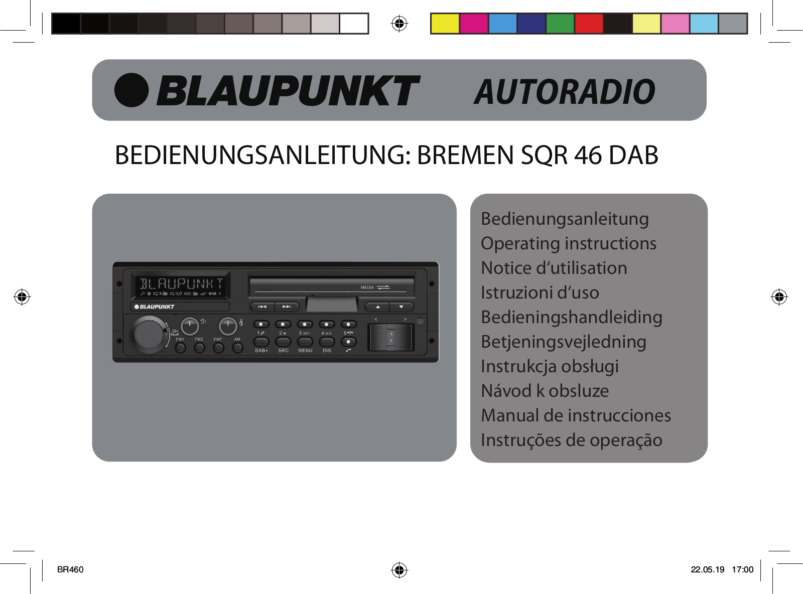 Blaupunkt BREMEN SQR 46 DAB User guide