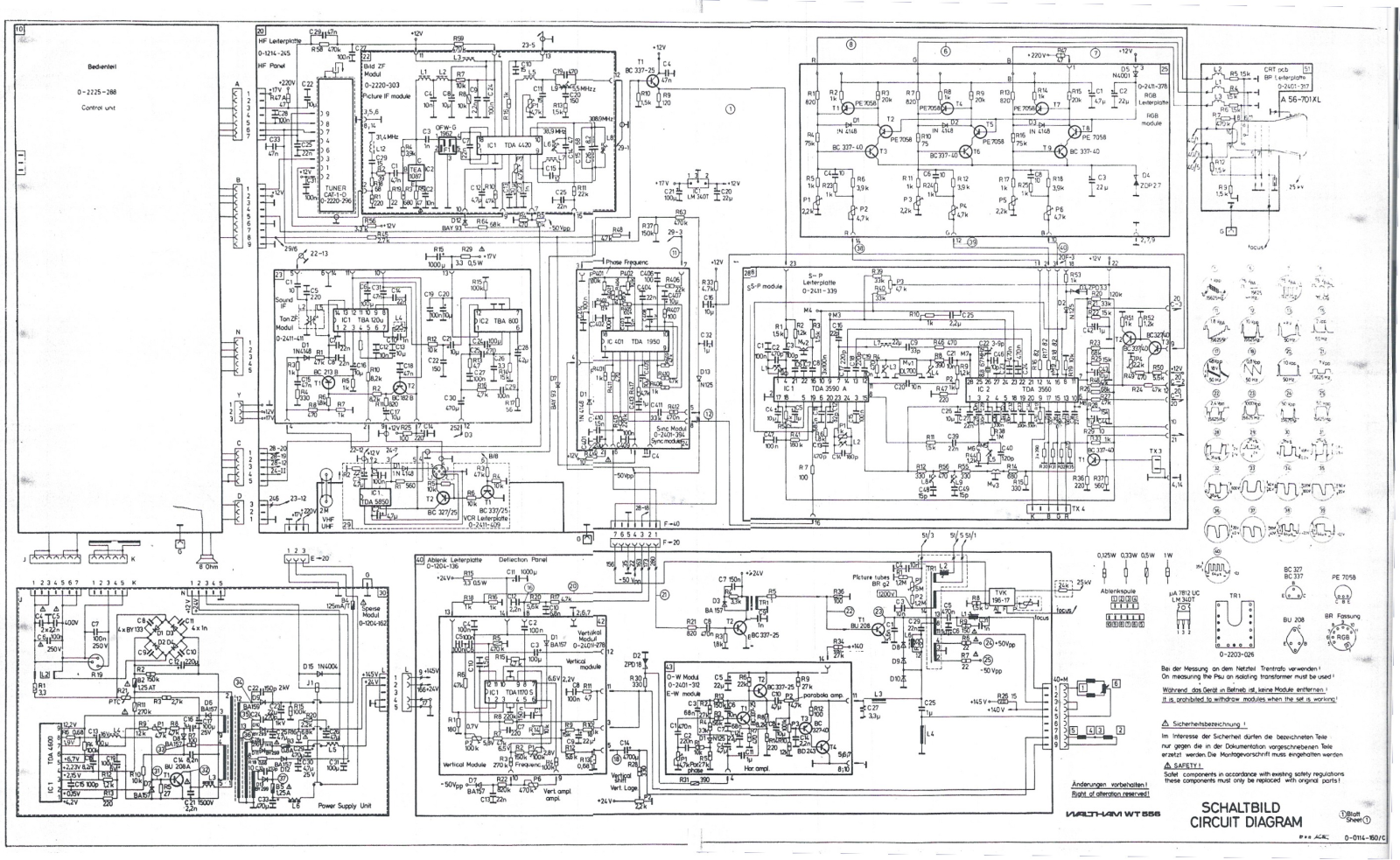 Waltham 556E Schematic