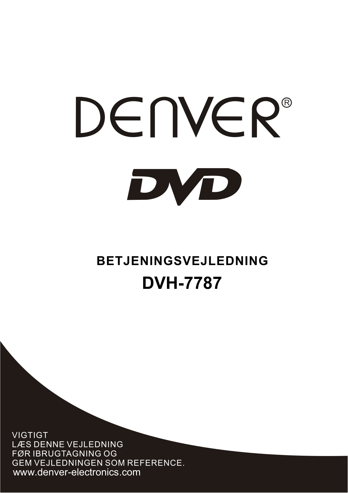 Denver DVH-7787 User manual