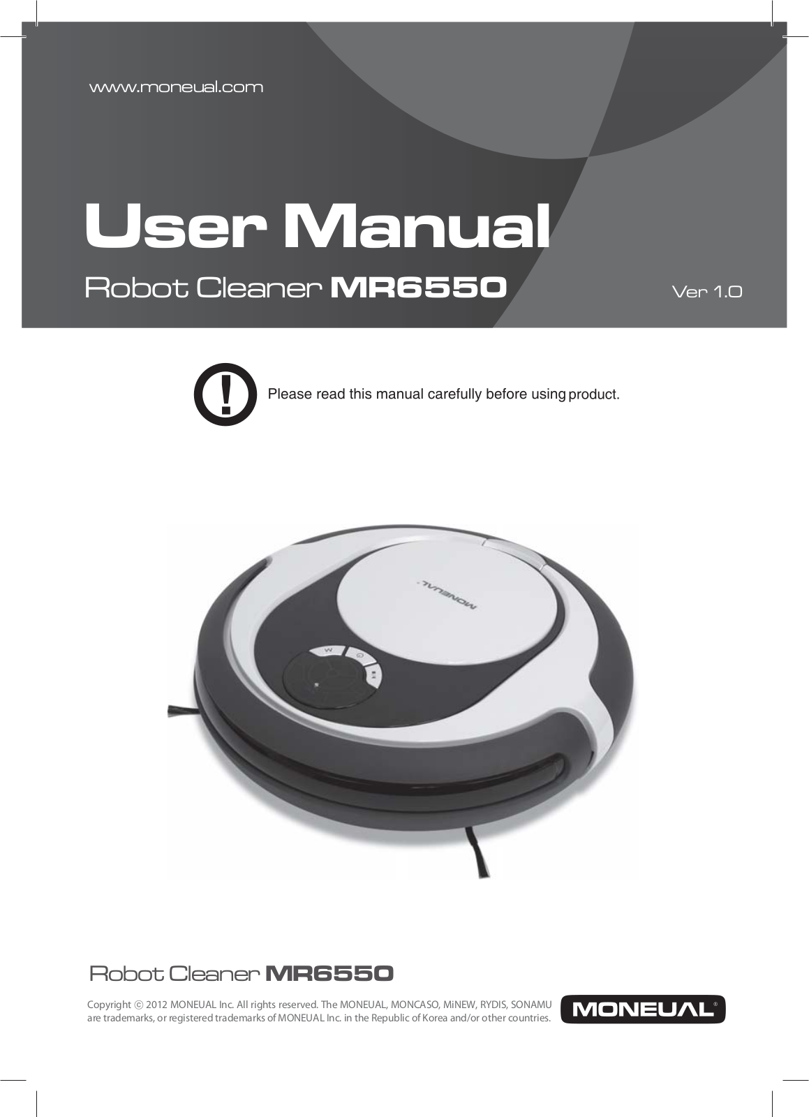 Moneual MR6550 User Manual