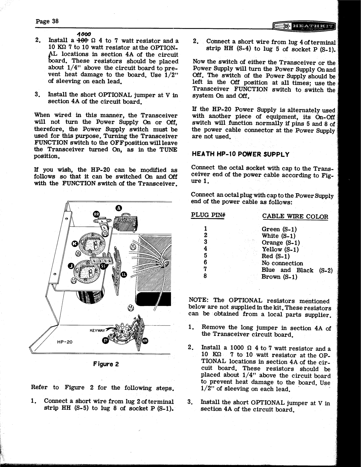 HEATHKIT HW-12a User Manual (PAGE 38)