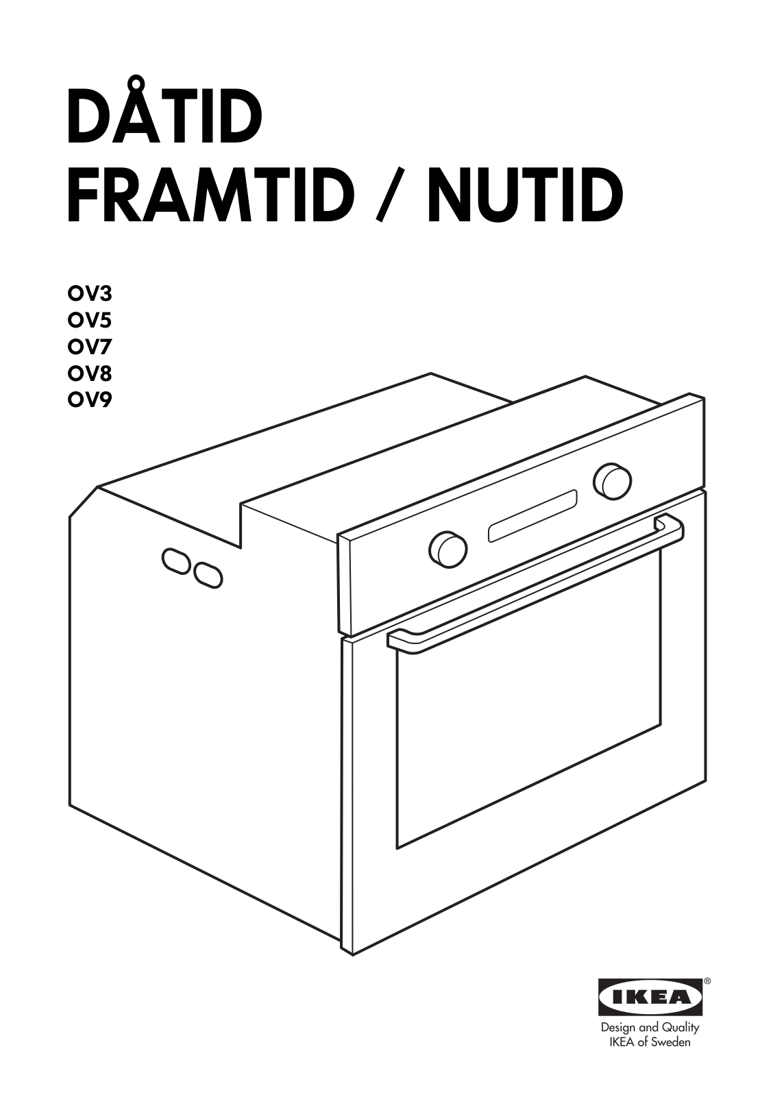 WHIRLPOOL OV B01 B, OV B32 B, OV B41 B, OVN 908 S, OVN 948 S User Manual