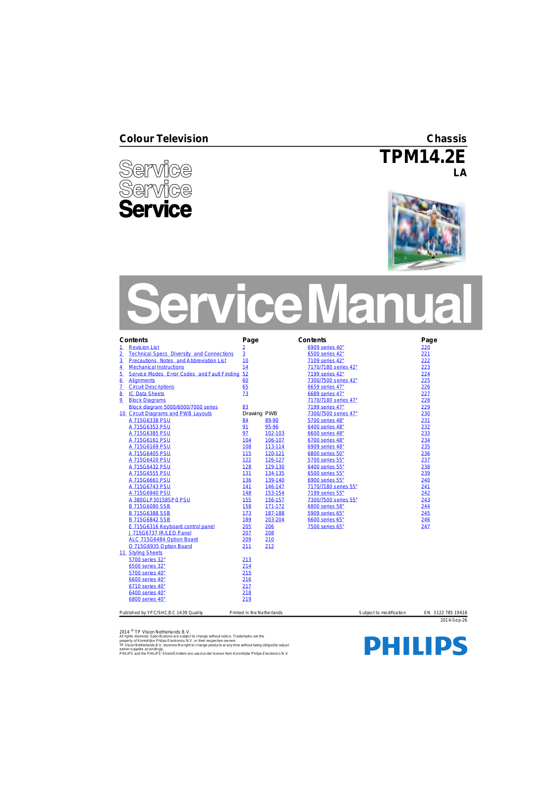 Philips 58PUK6809 Schematic