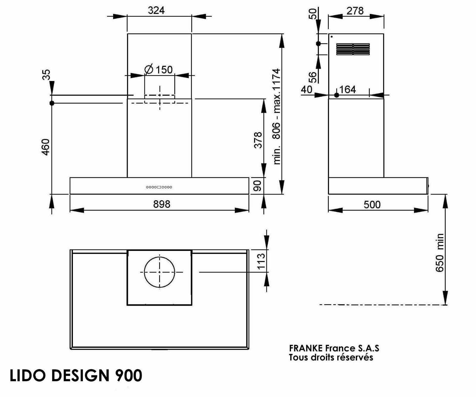 ROBLIN LIDO DESIGN 900 User Manual