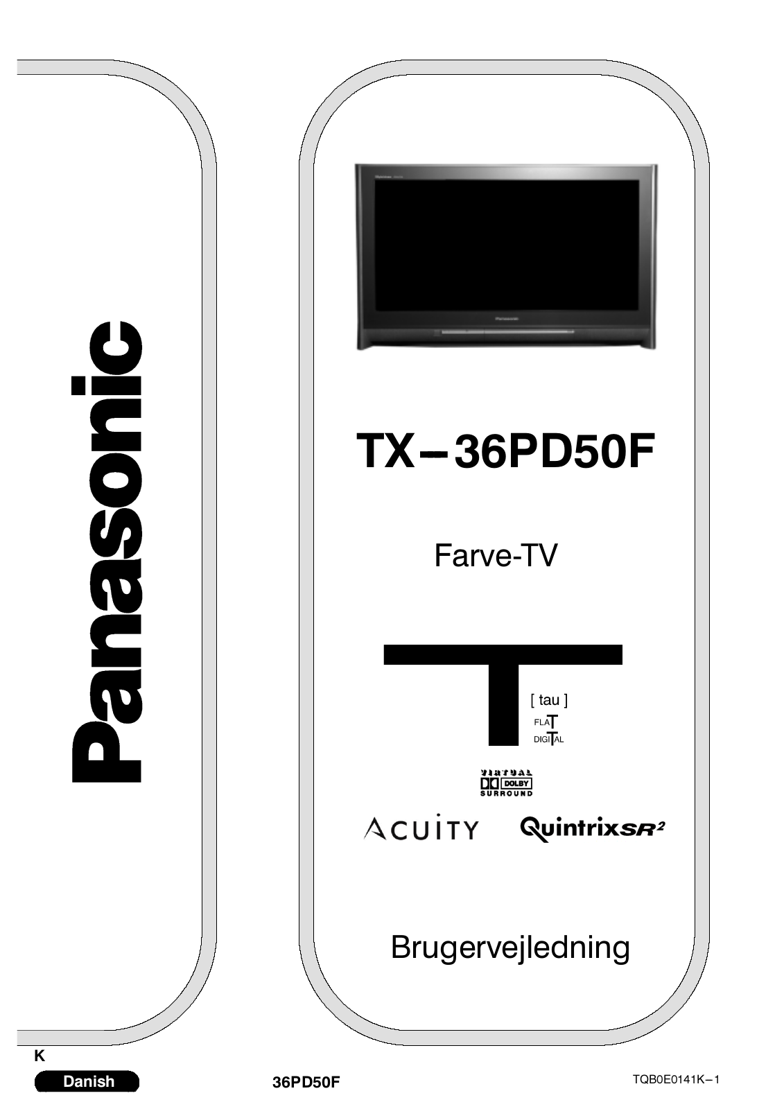 Panasonic TX-36PD50F User Manual