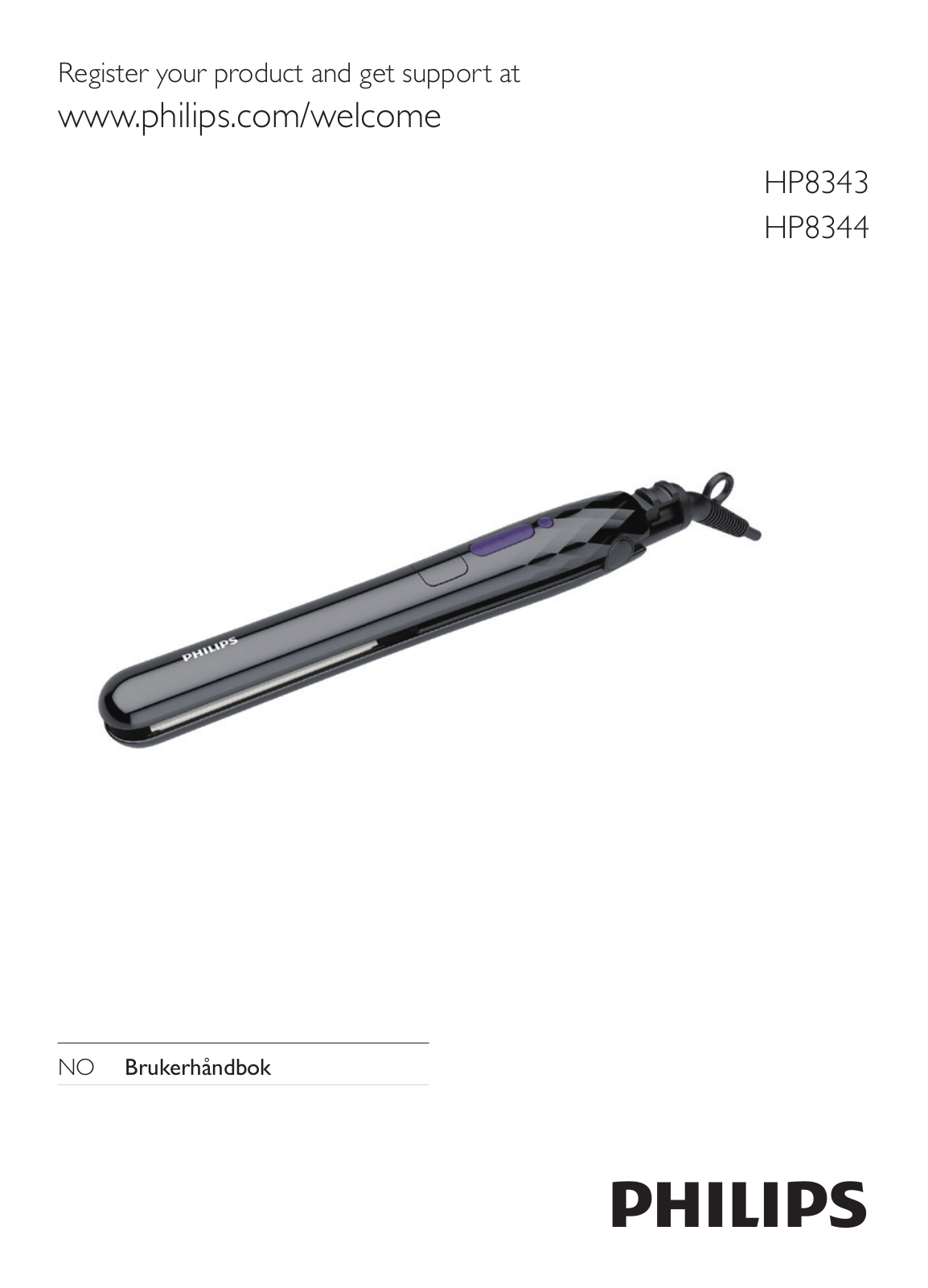 Philips HP8343, HP8344 User Manual