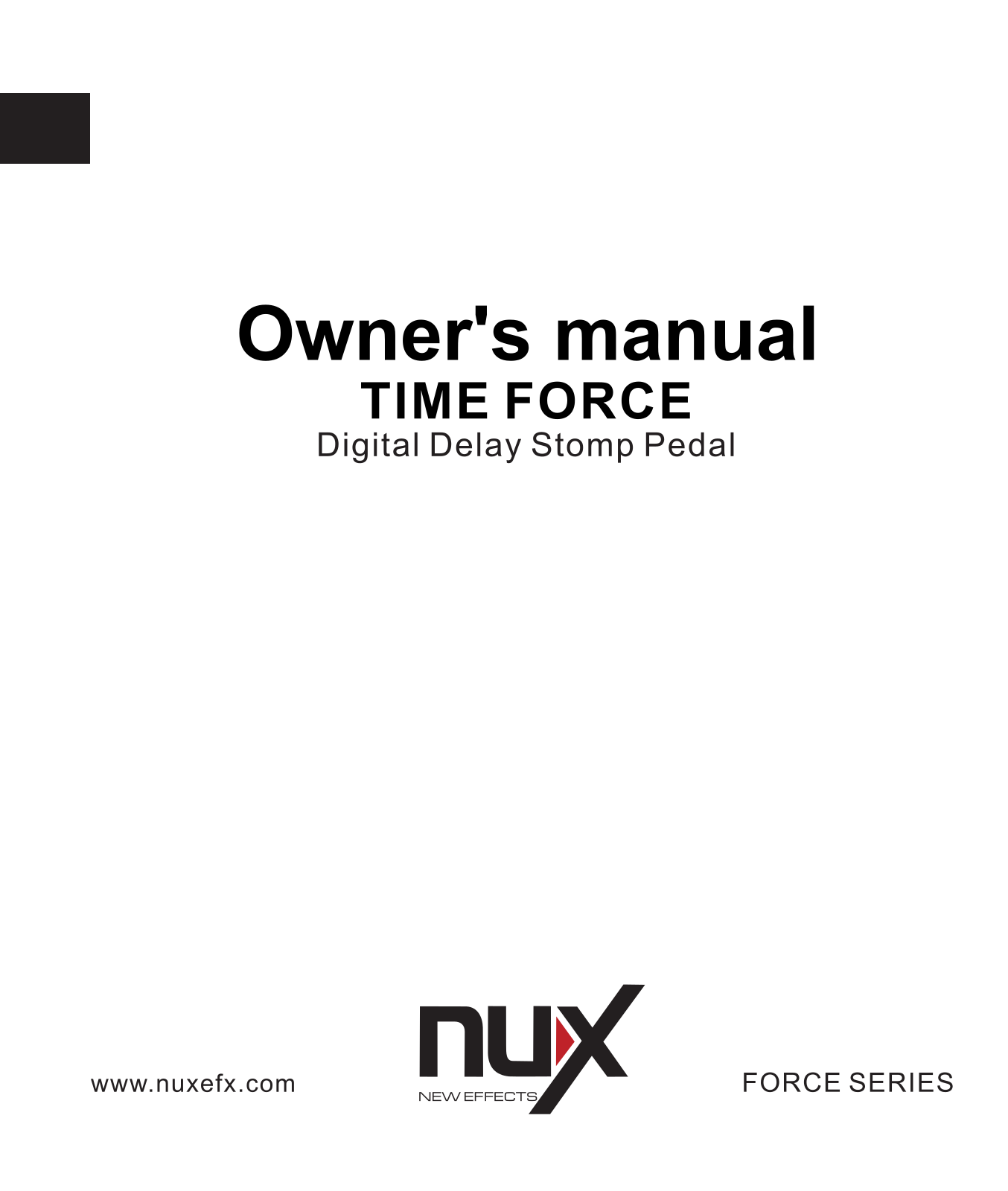 Nux Time Force User Manual