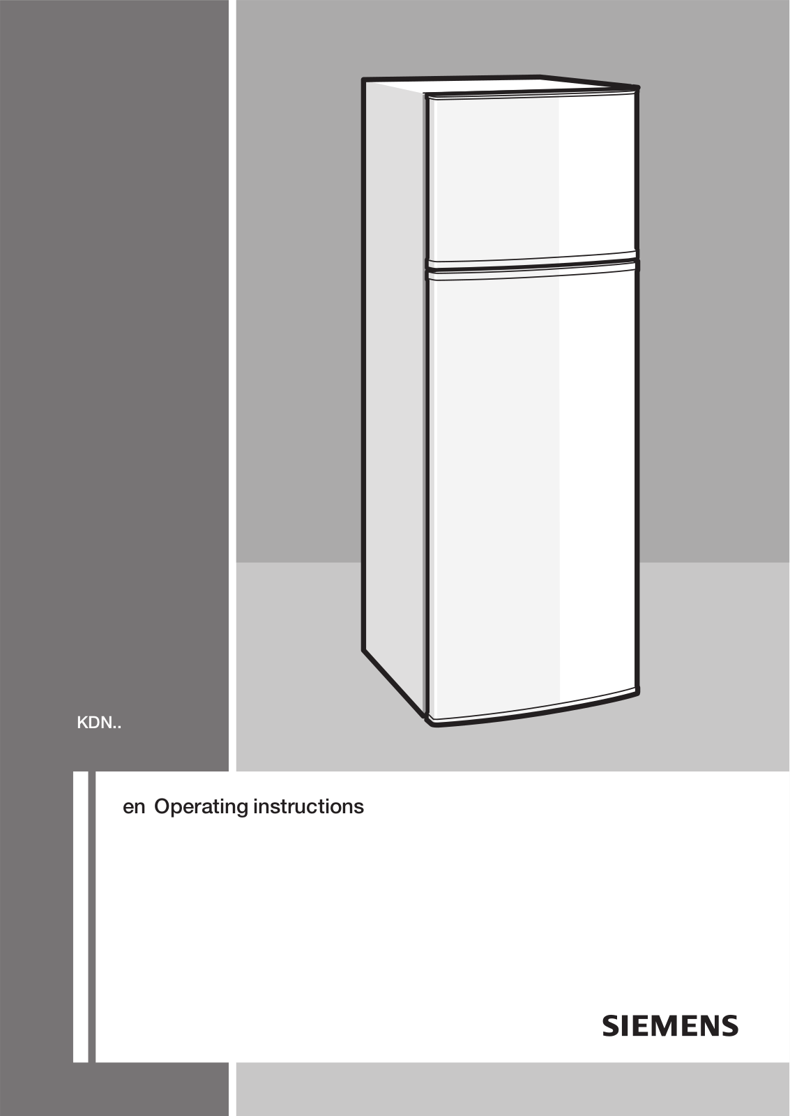 Siemens KD36NA40GB Operating Manual