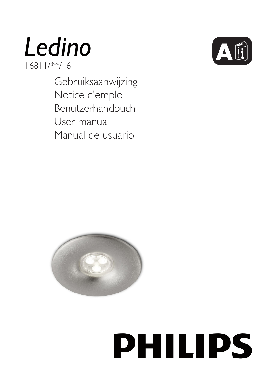 Philips Ledino Einbauspot User Manual