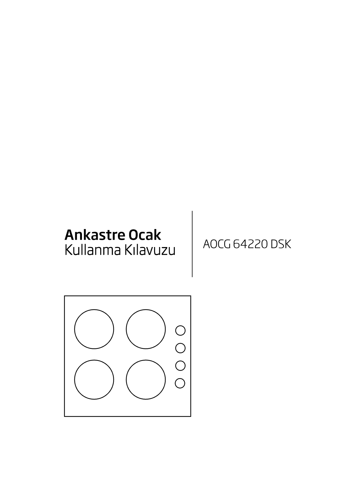 Beko AOCG64220DSK User manual