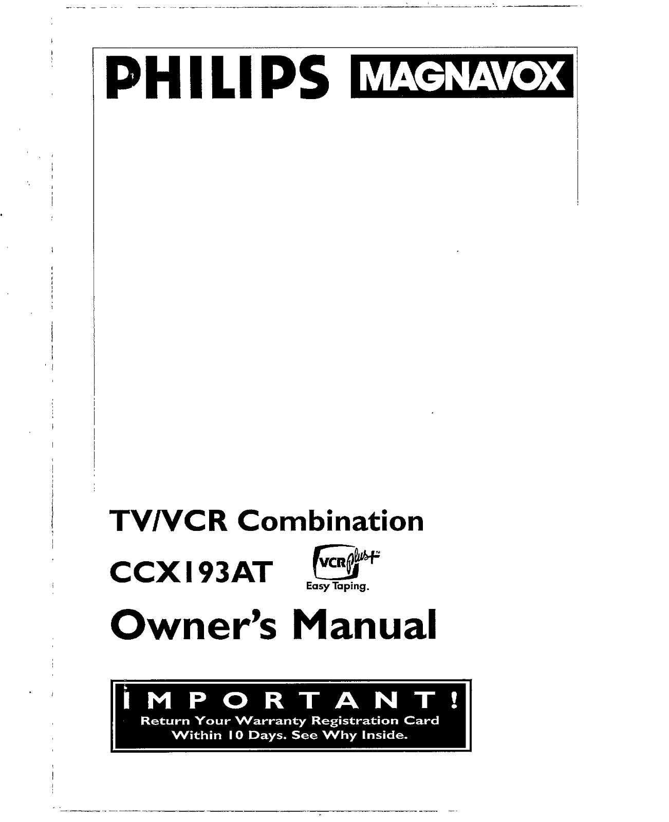 Philips CCX193AT User Manual
