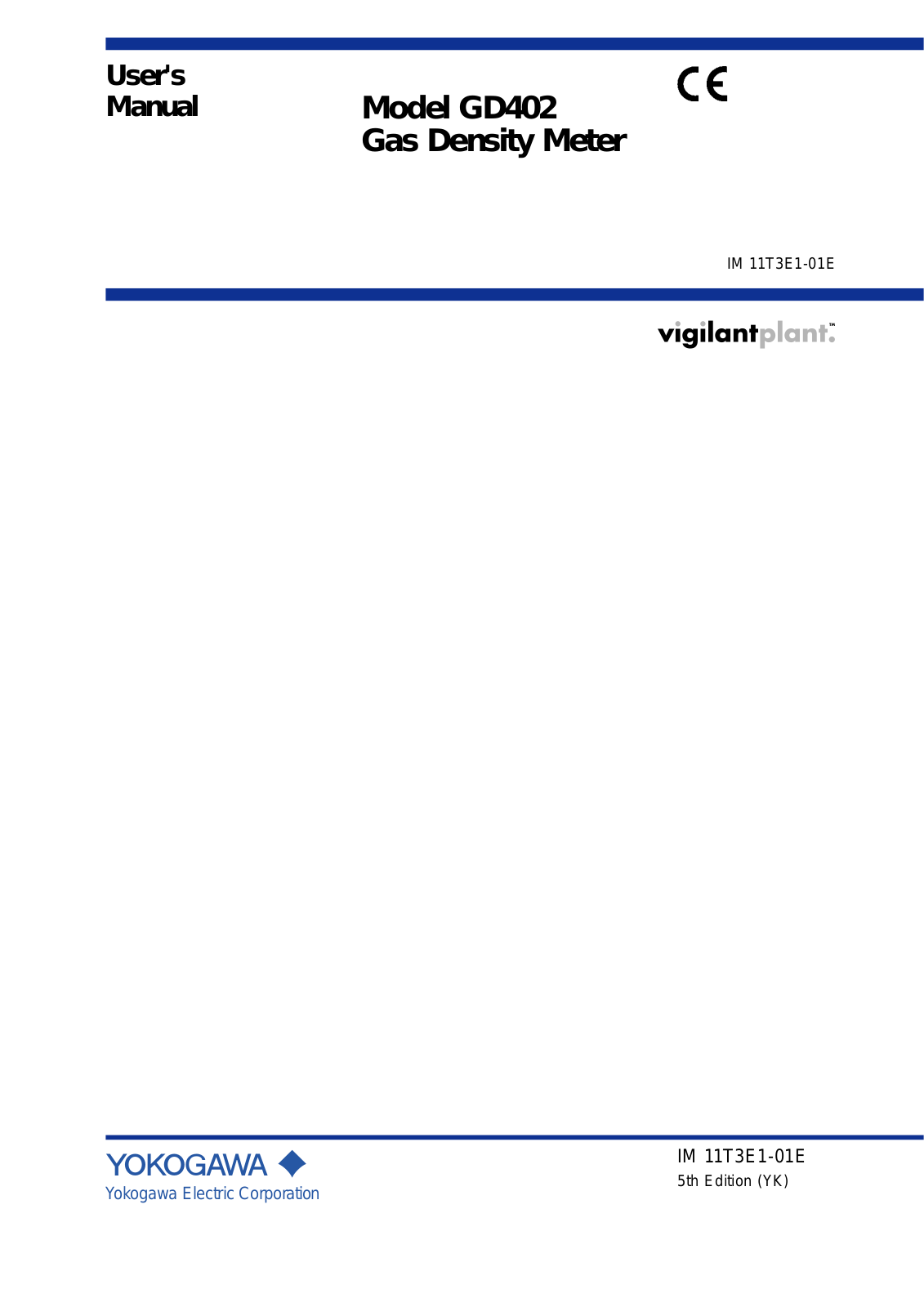 YOKOGAWA GD402 Instruction Manual