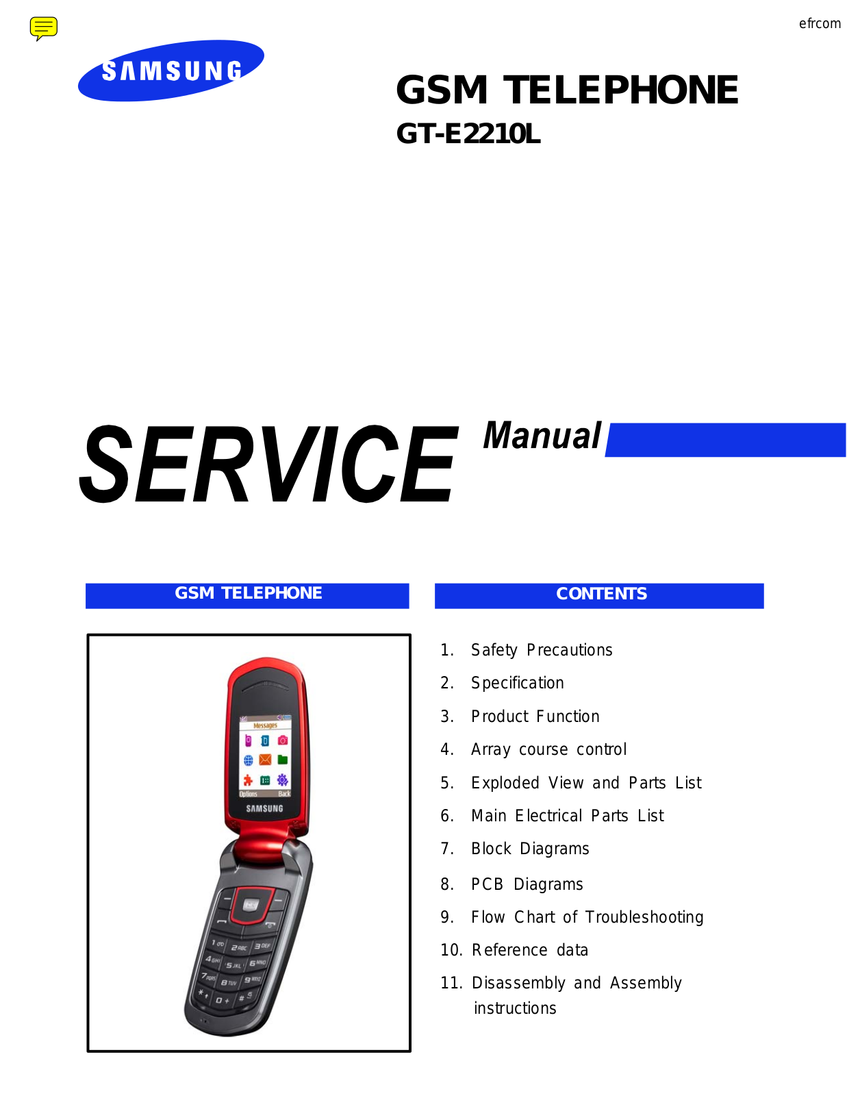 Samsung E2210L Service Manual