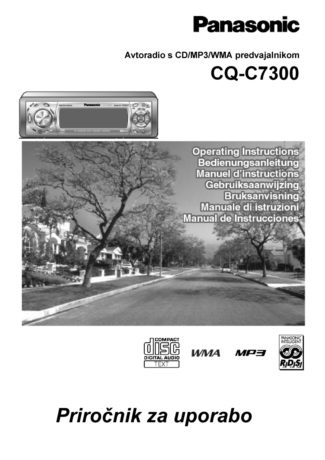 Panasonic CQ-C7300N Operating Manual