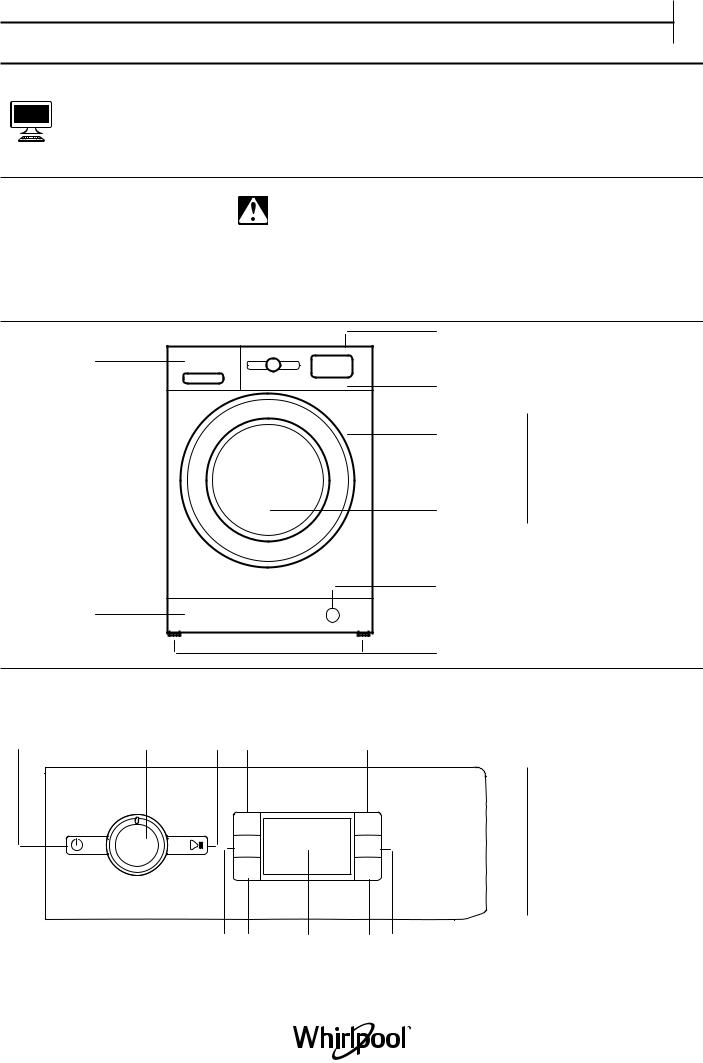 WHIRLPOOL FWDG 861483 WBV EE N Daily Reference Guide