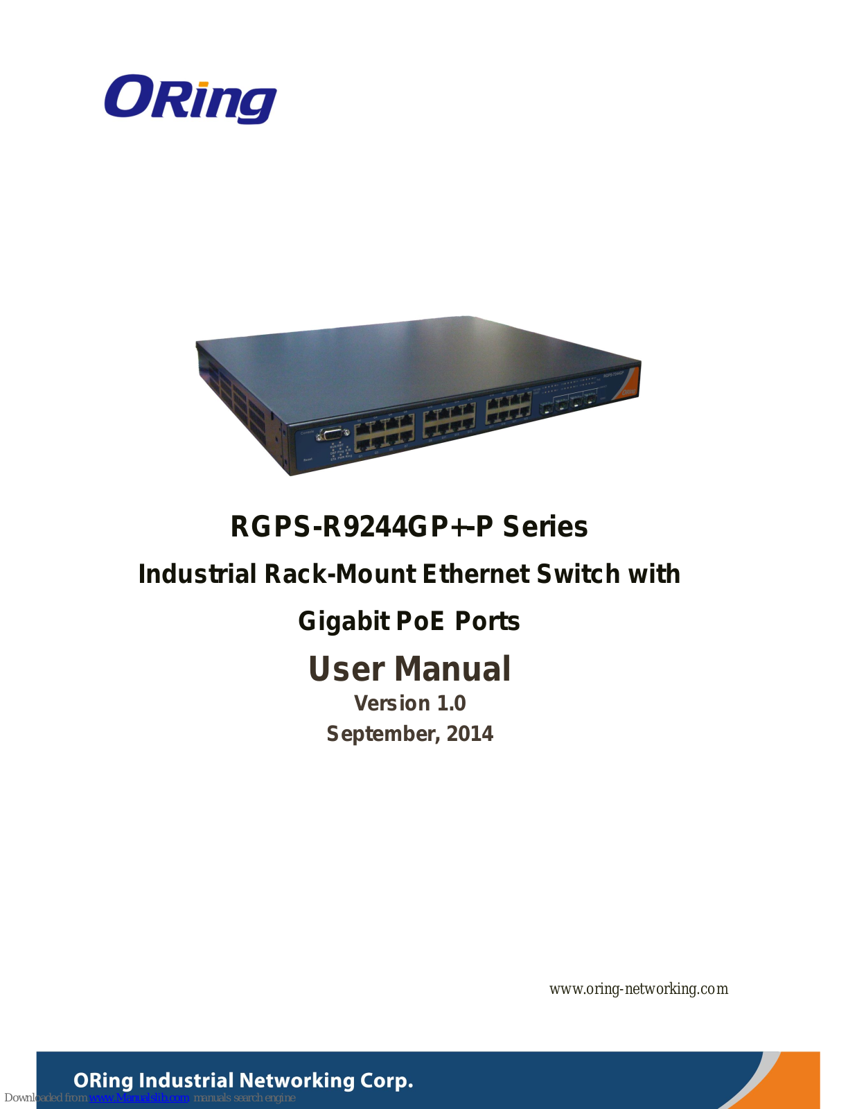 ORiNG RGPS-R9244GP+-P User Manual