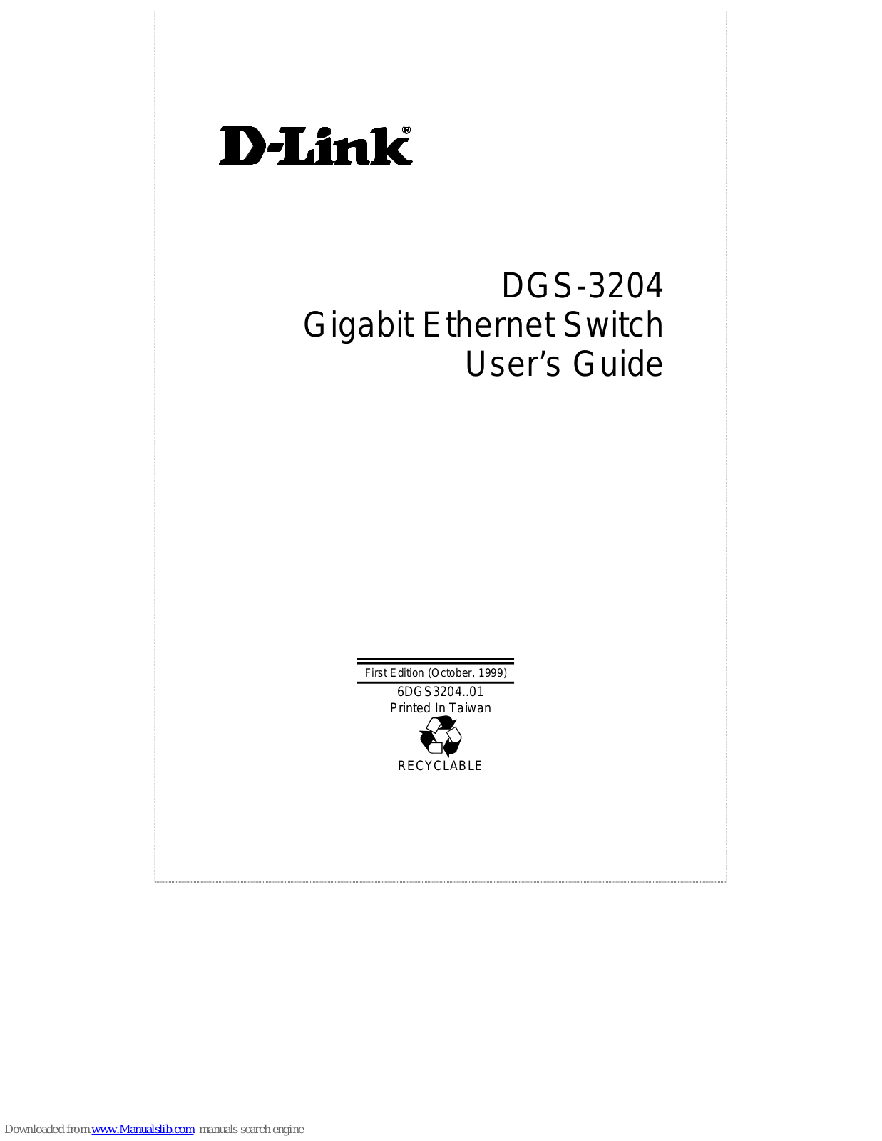 D-Link DGS-3204 User Manual