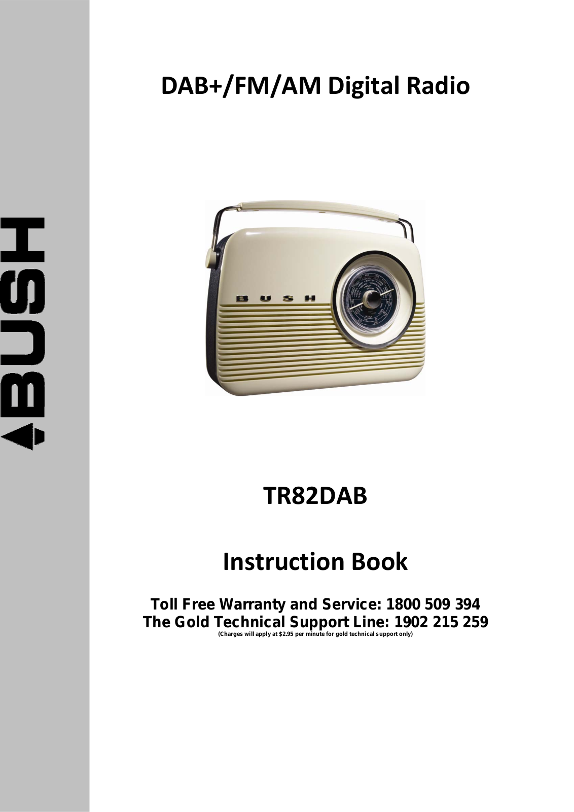 Bush TR82DAB User Manual