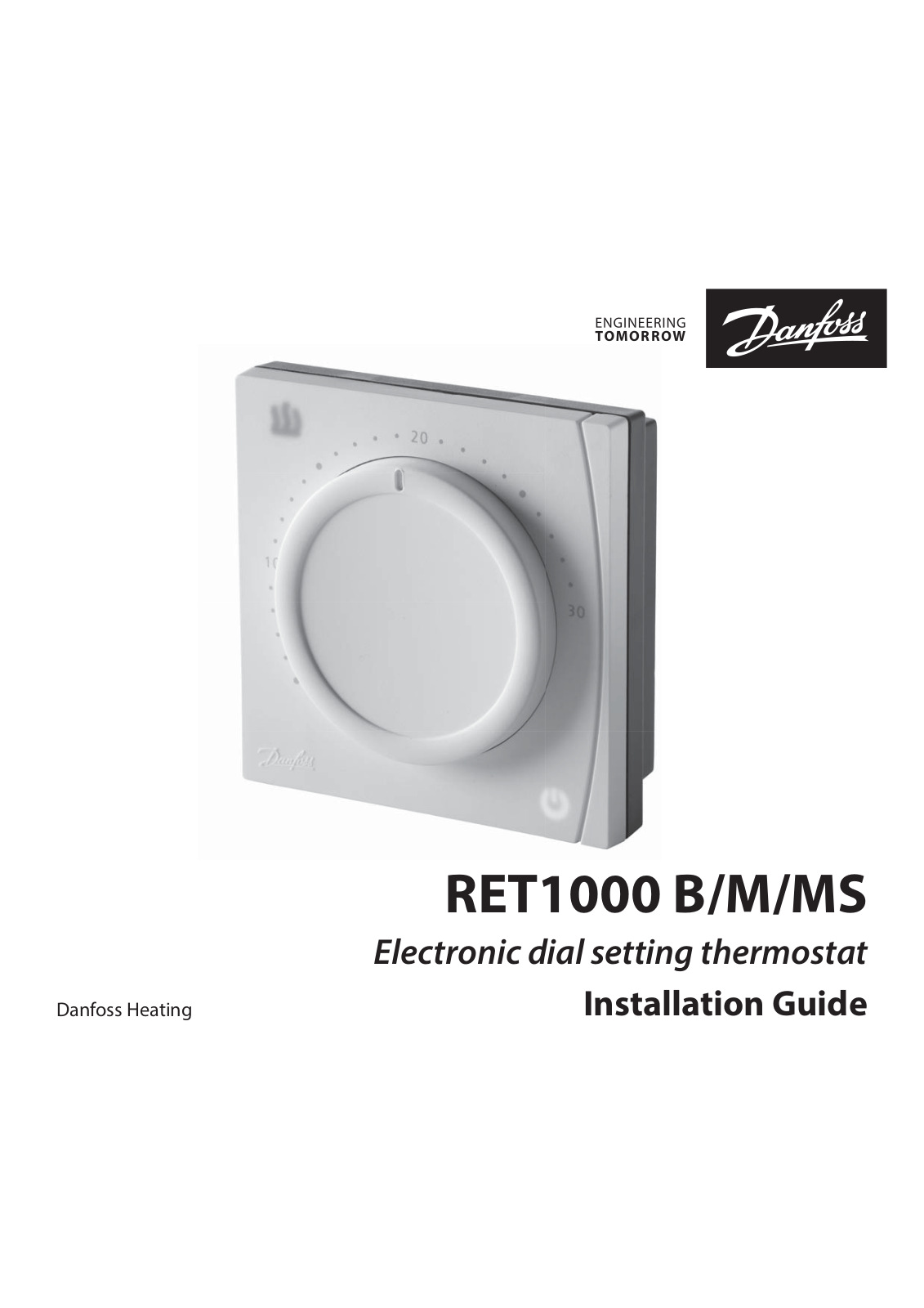 Danfoss RET1000 B, RET1000 M, RET1000 MS Installation guide