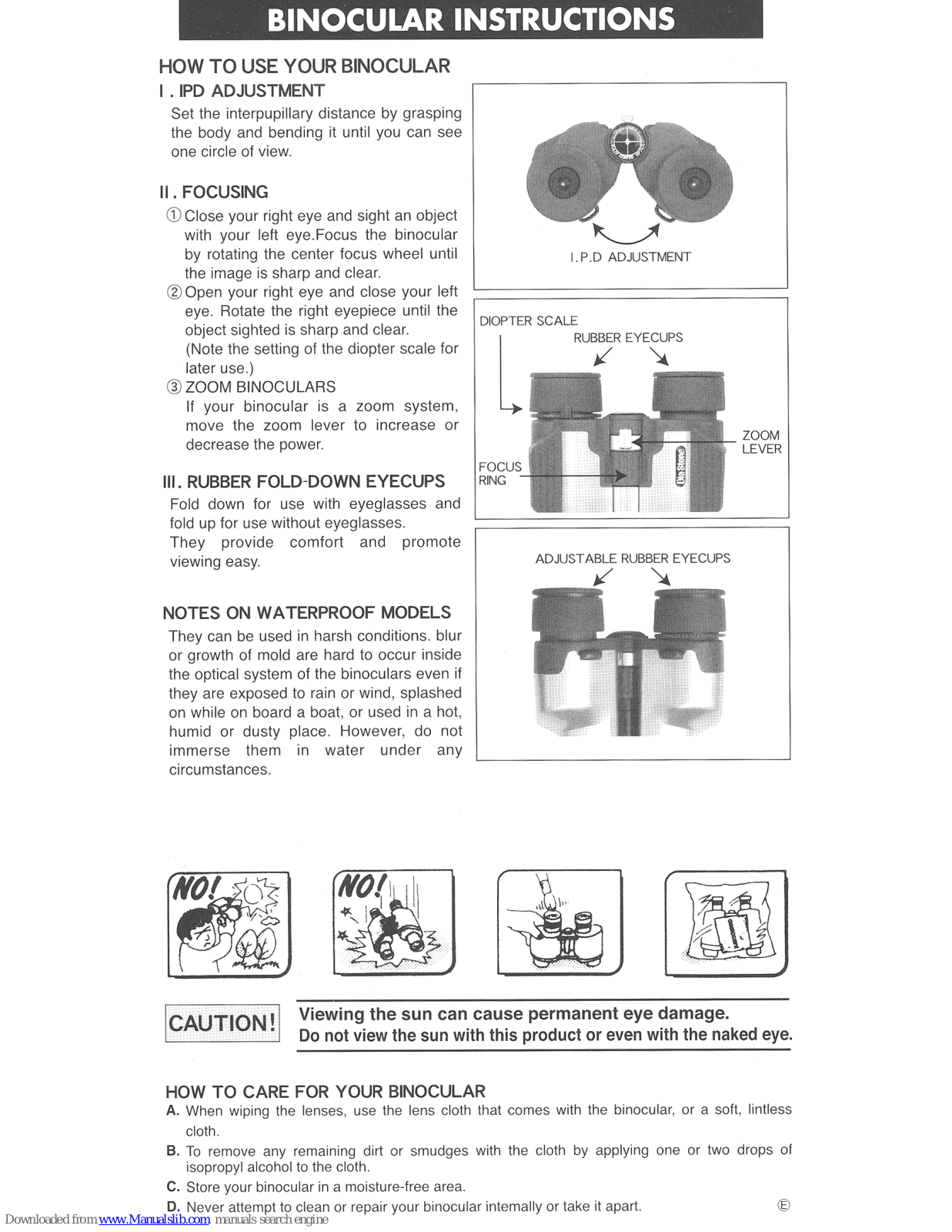 Carson Z-80S Instructions Manual