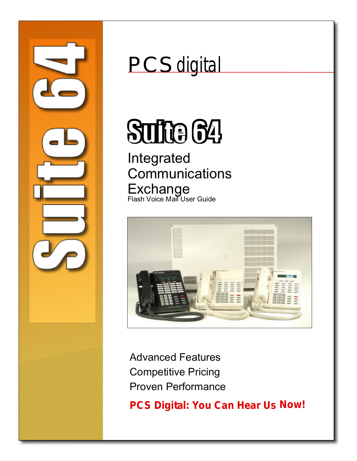 PCS digital Suite 64 Flash Voice Mail User Guide