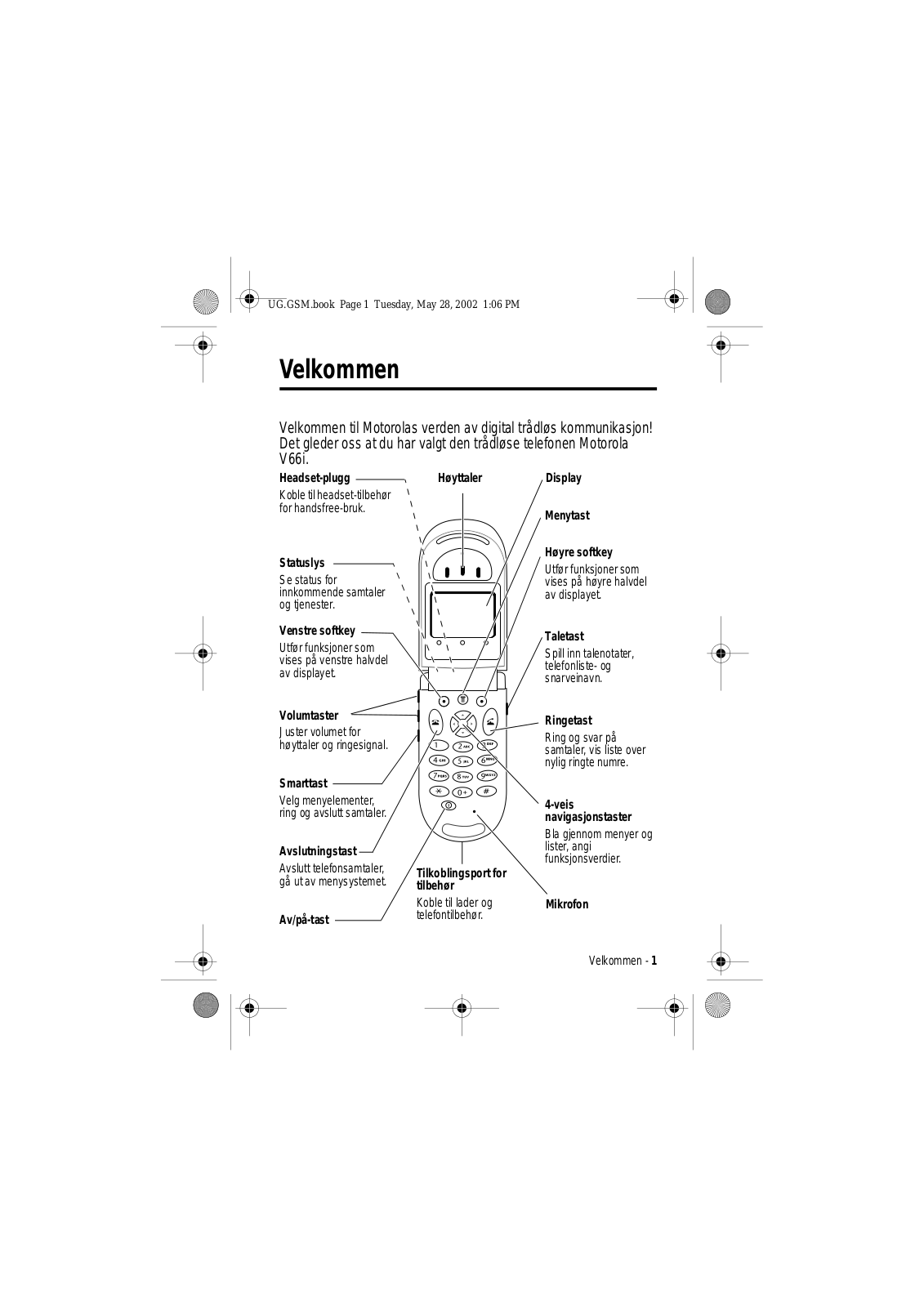 Motorola V66i User Manual