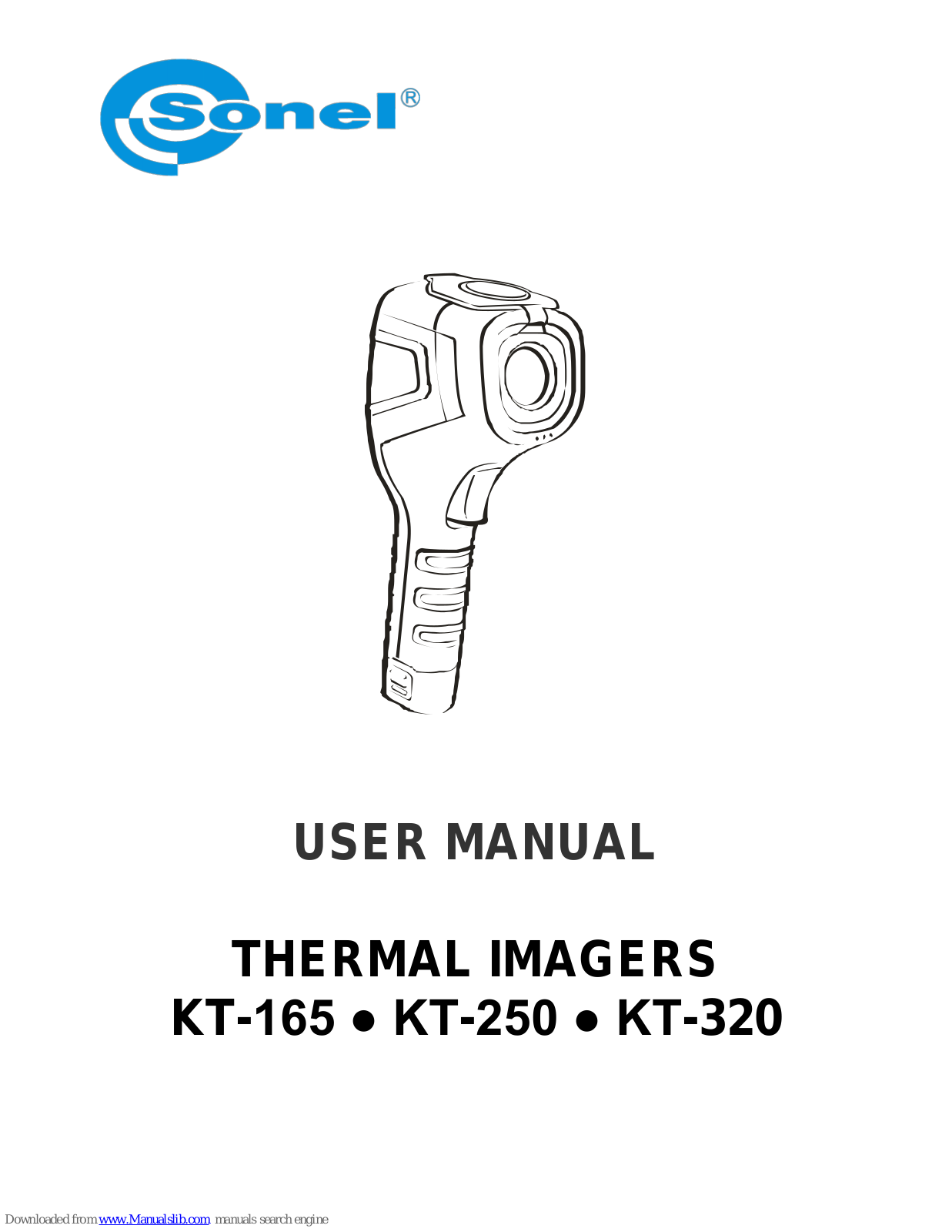 Sonel KT-165, KT-250, KT-320 User Manual - ManualMachine.com
