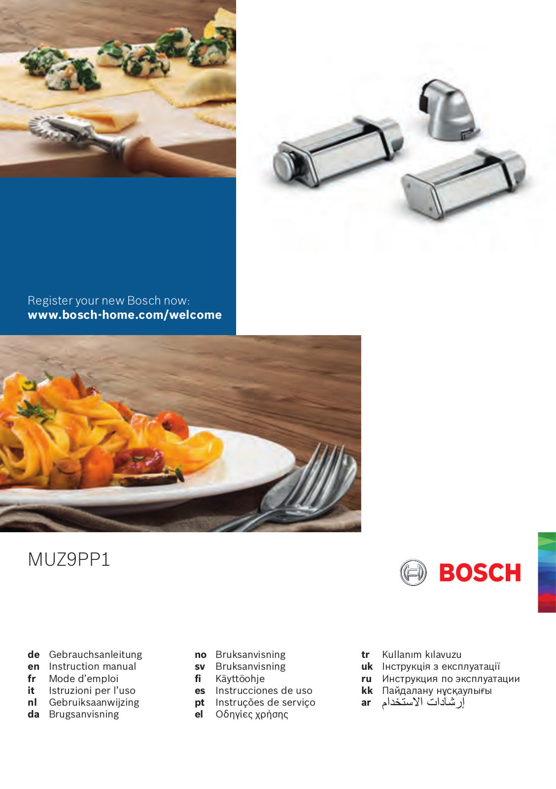 Bosch MUZ9PP1 User Manual