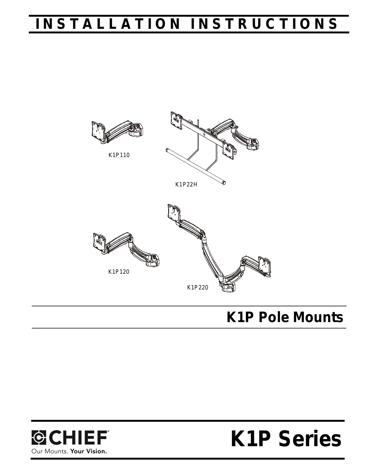 CHIEF K1D User Manual