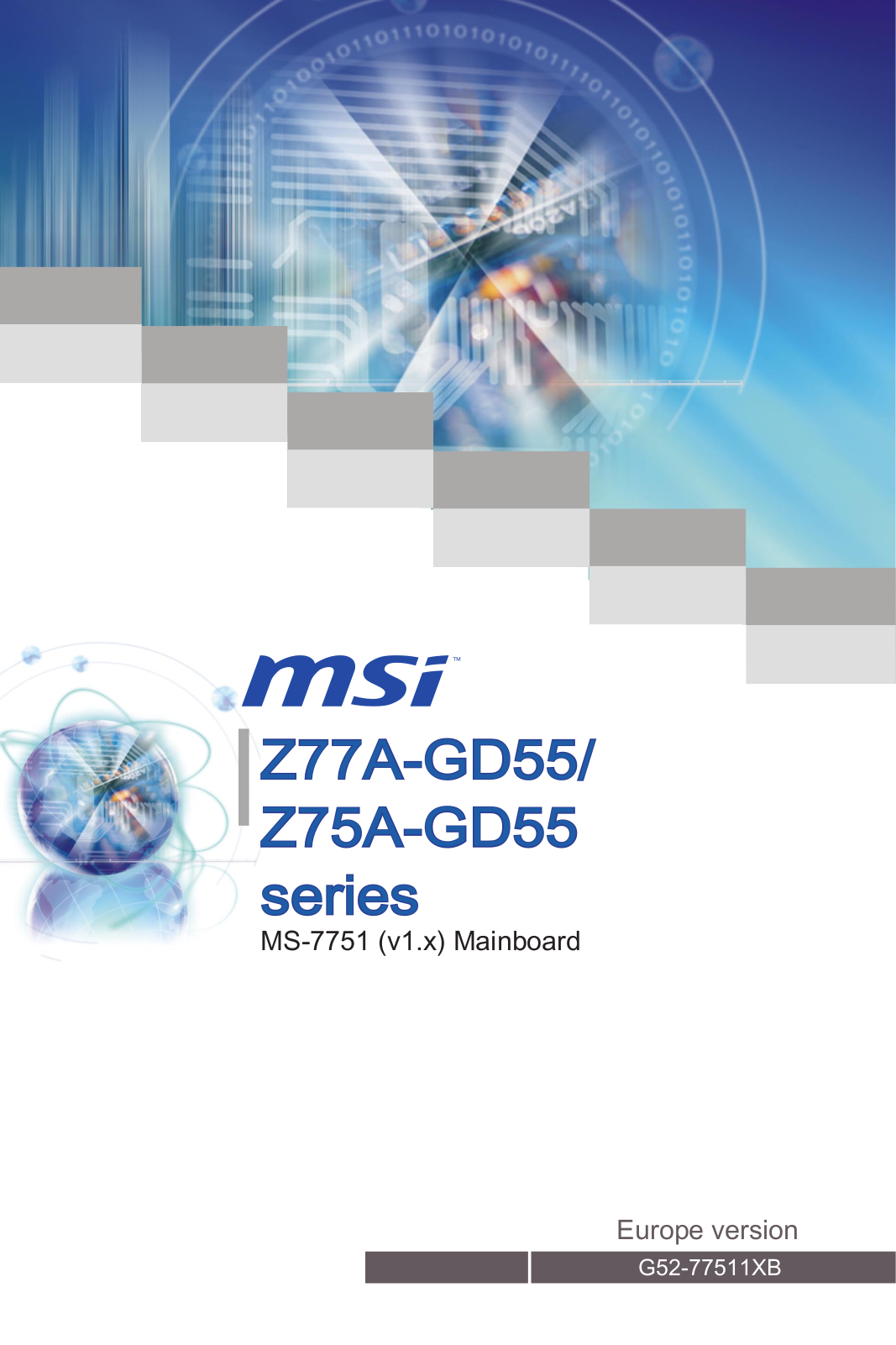 MSI Z77A-GD55 User Manual