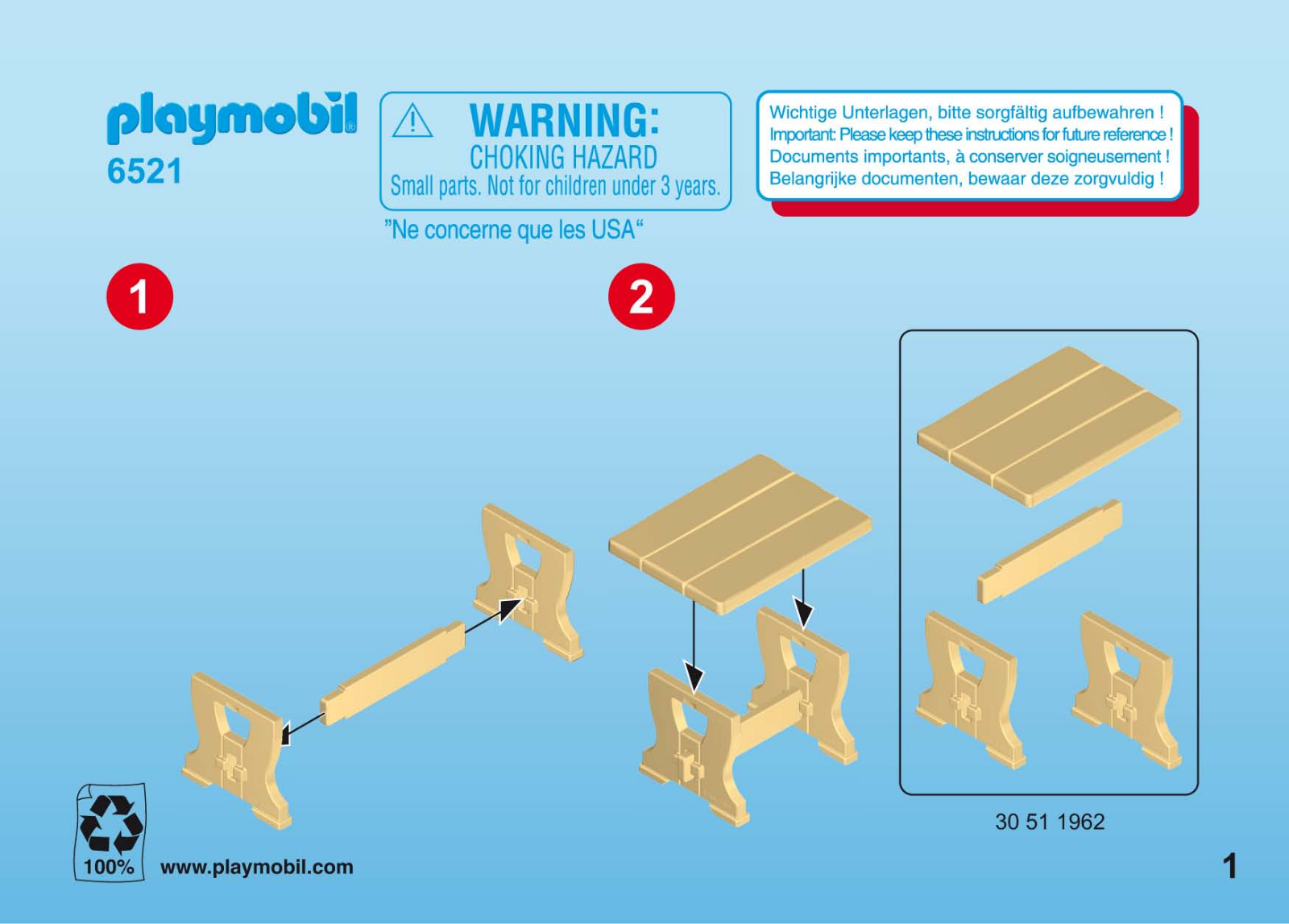 Playmobil 6521 Instructions