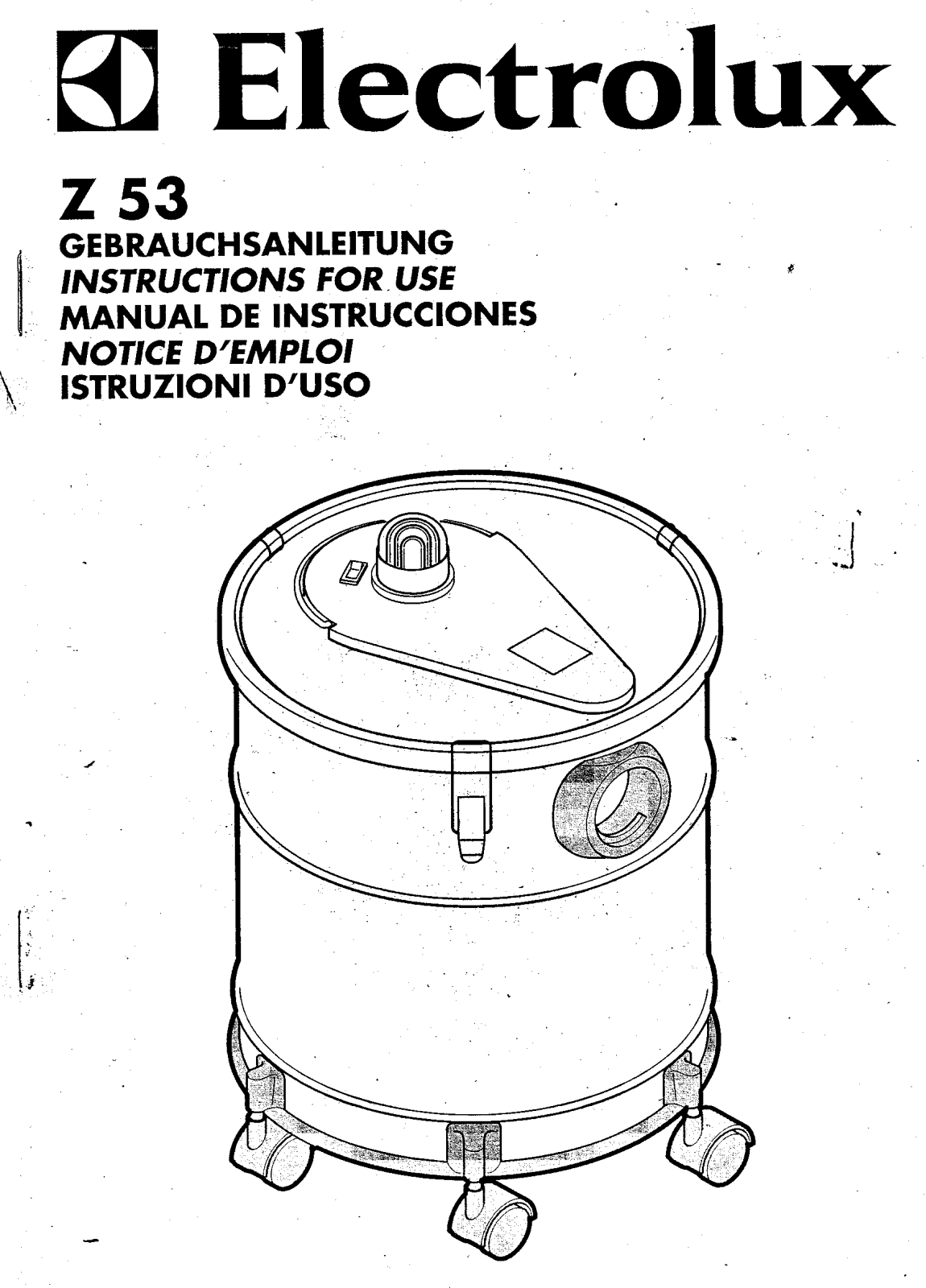 electrolux Z53 User Manual