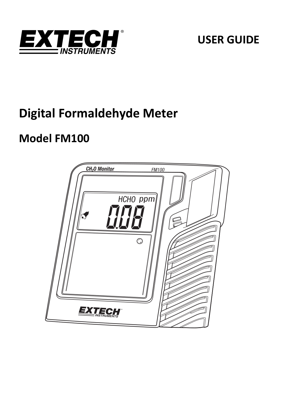 Extech FM100 Operating Manual