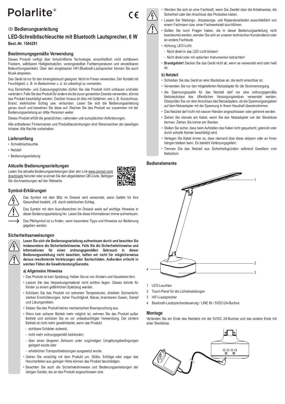 Polarlite 1544291 User guide