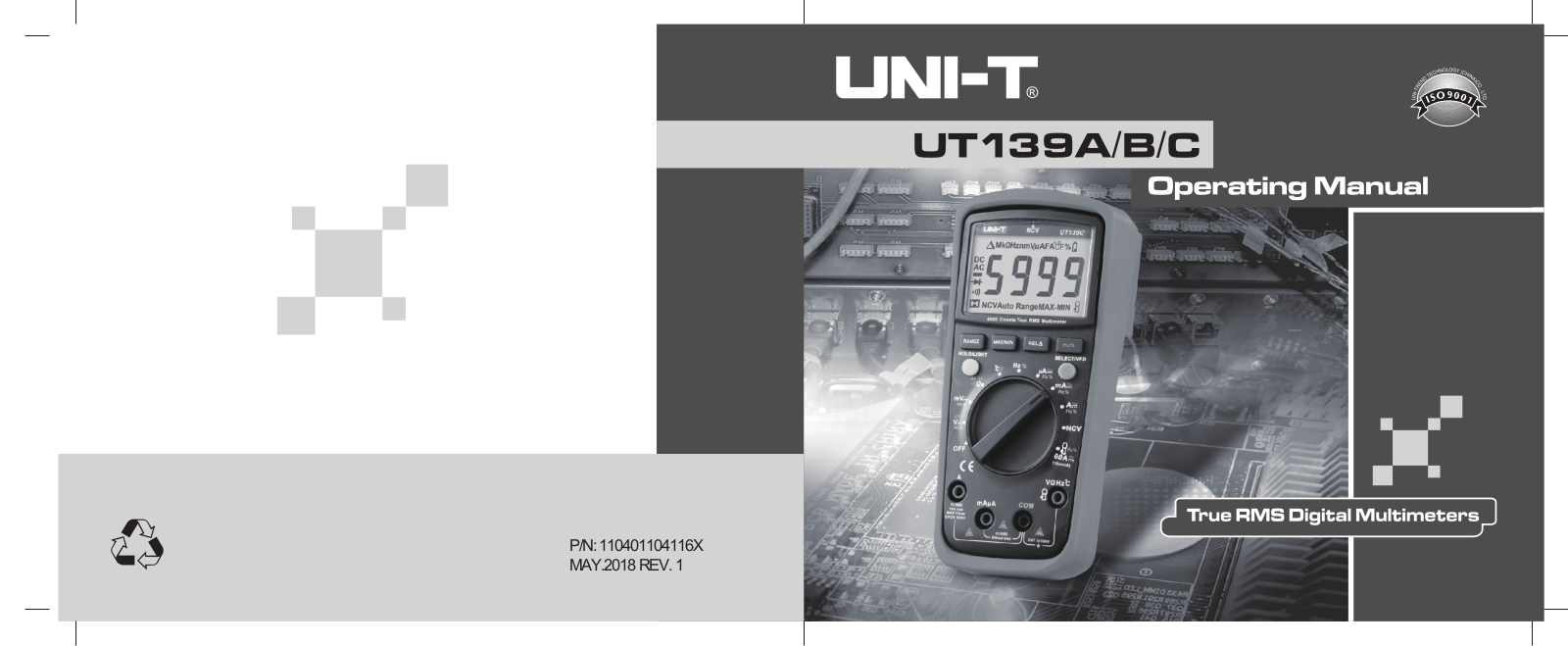 Uni-Trend UT139C, UT139B, UT139A User Manual