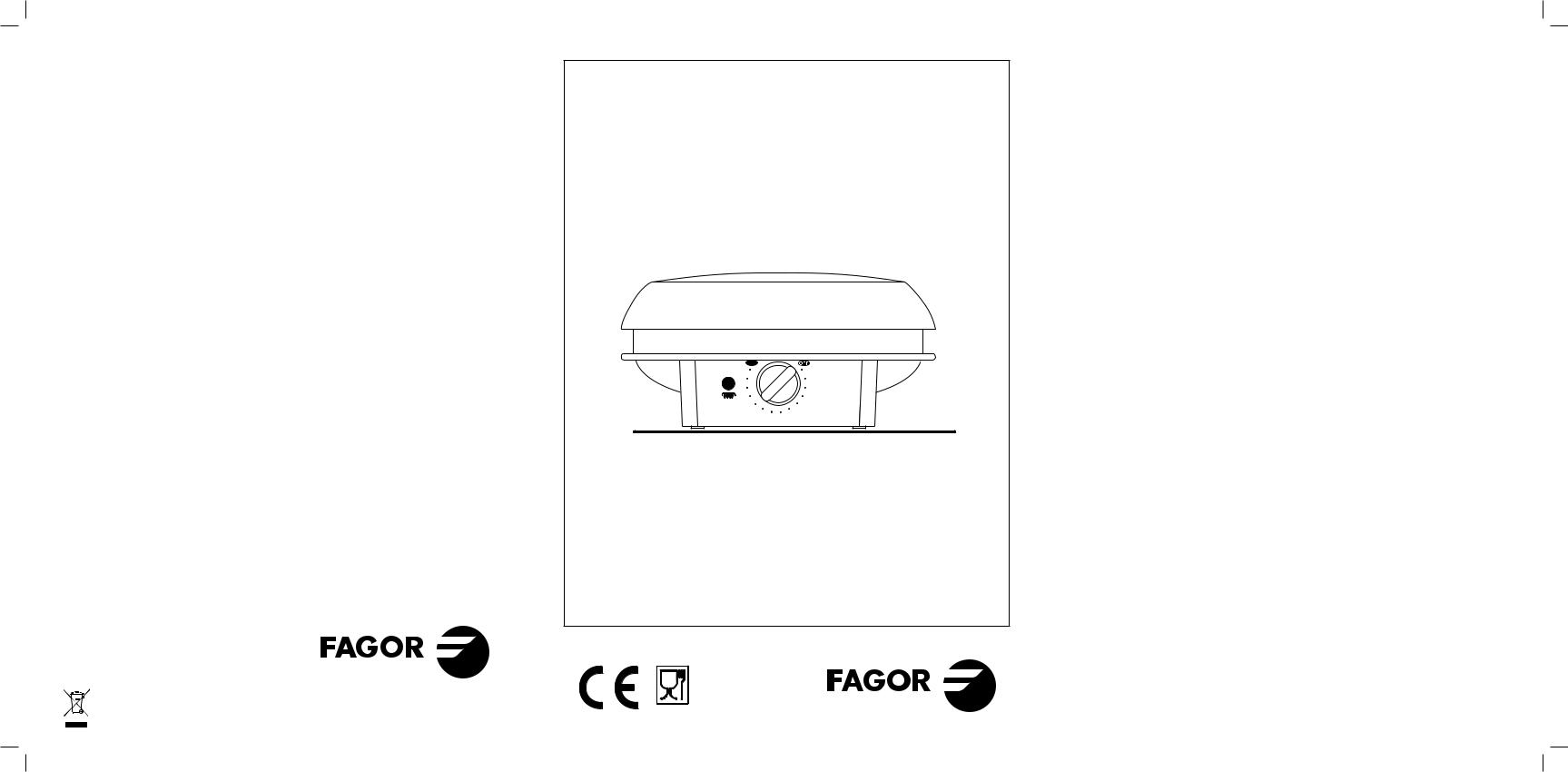 Fagor GP-240, GP-280, MG-300 Instructions Manual