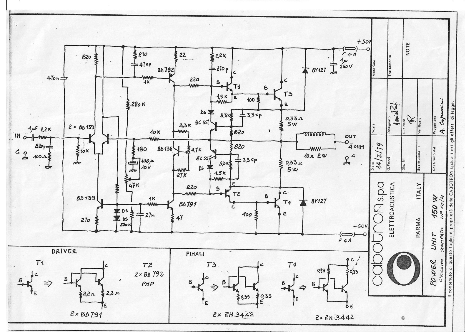 Other C Cabotron-150W Schematic - ManualMachine.com