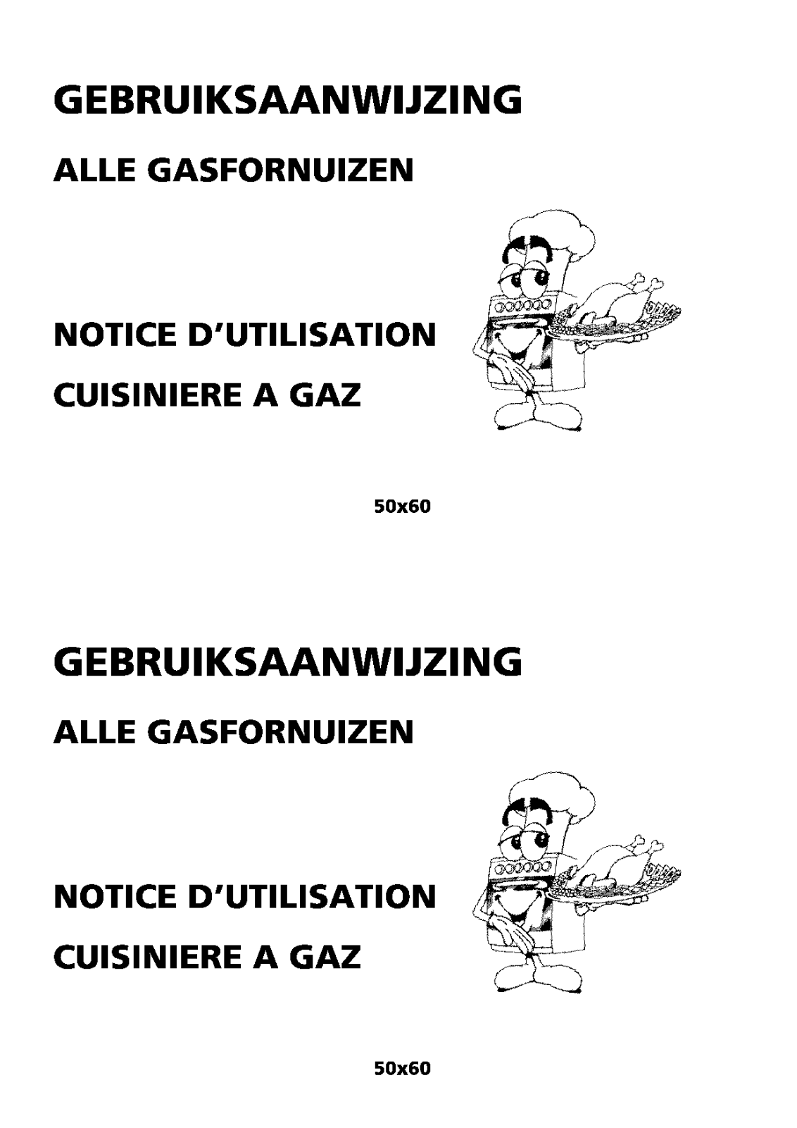 BEKO CG56000, CG51006G, CG51000 User Manual