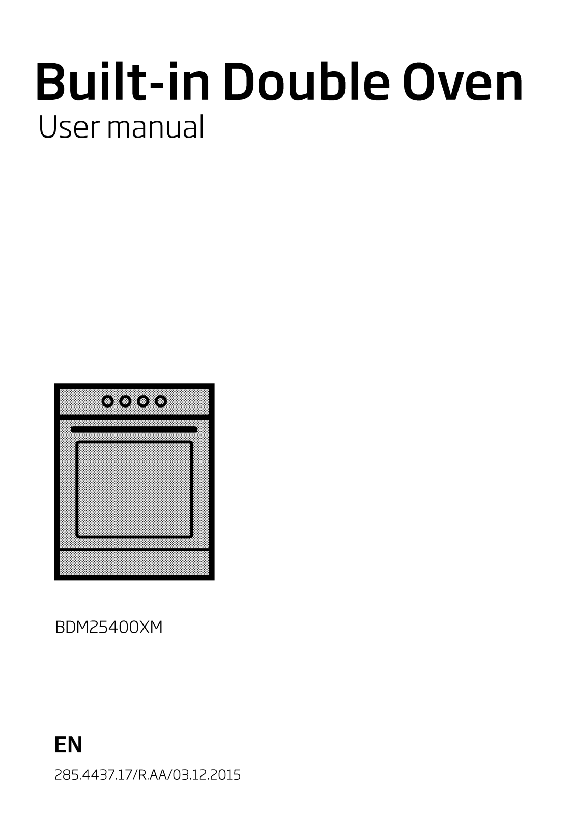 Beko BDM25400XM User Manual