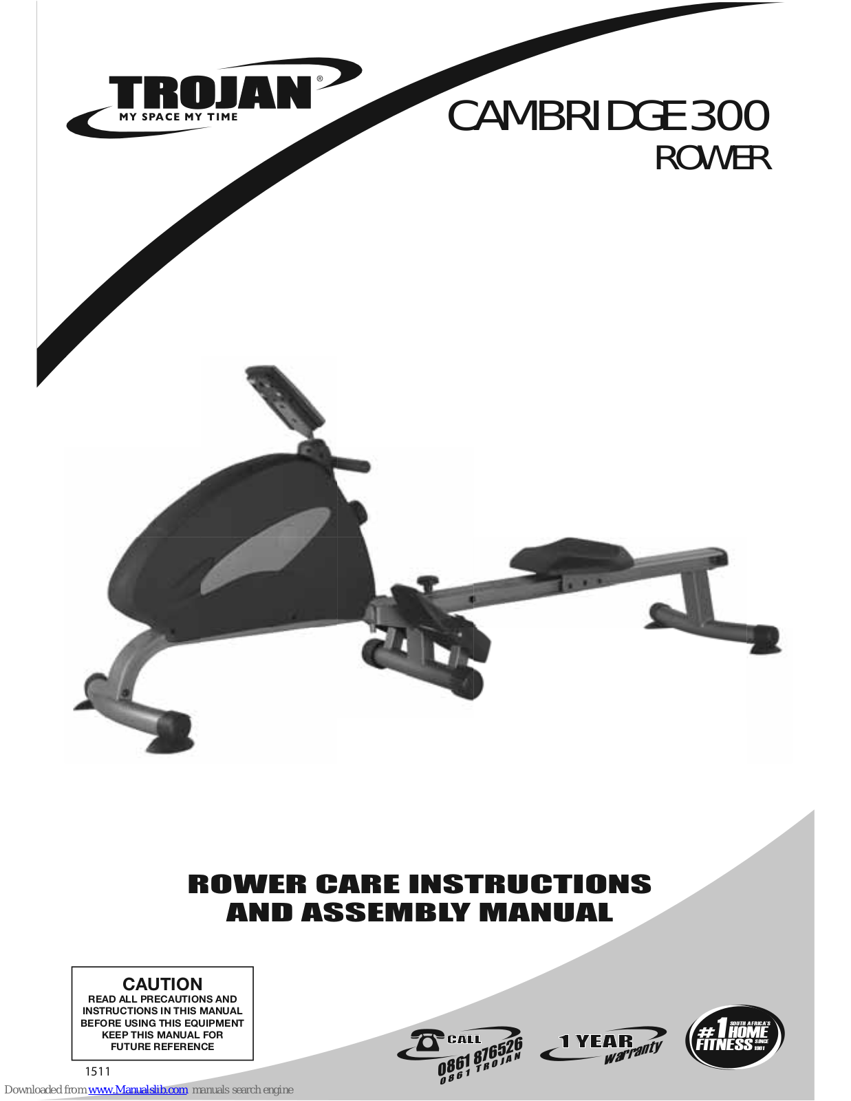 Trojan CAMBRIDGE 300 Care Instructions And Assembly Manual