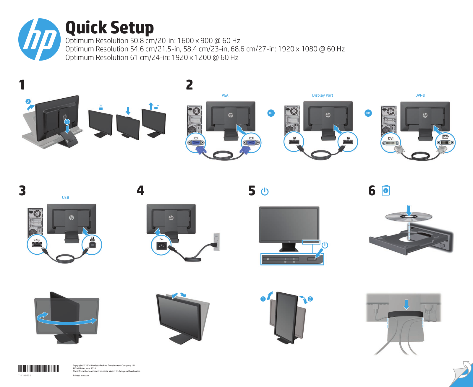 HP ProDisplay P203 User Manual