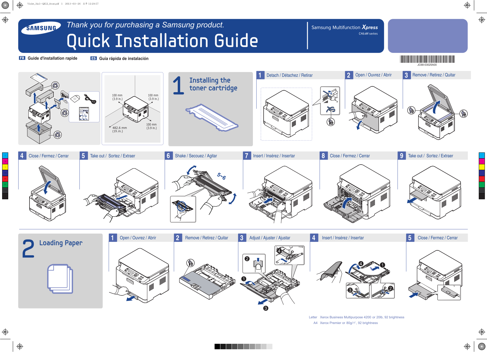 Samsung SL-C460W/XAA Quick Guide