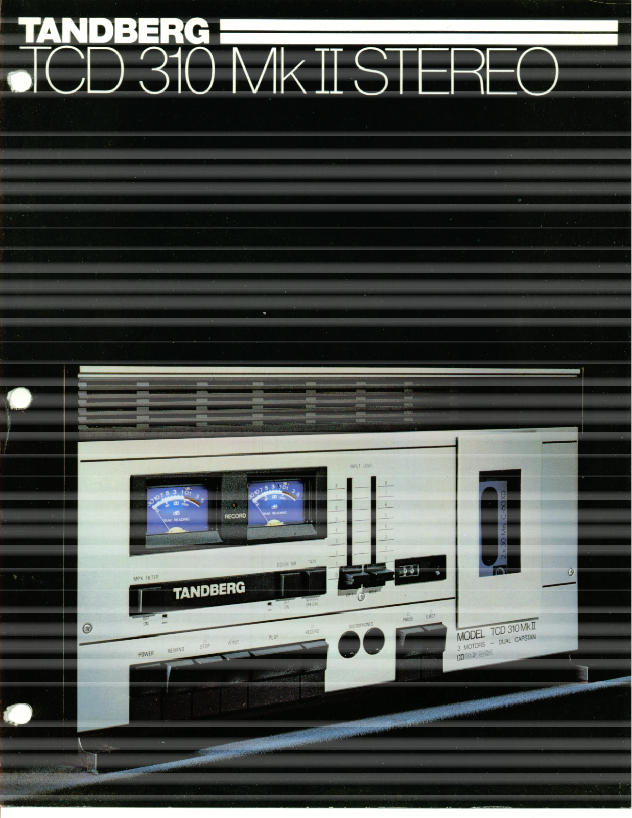 Tandberg TCD-310 Stereo Service Manual