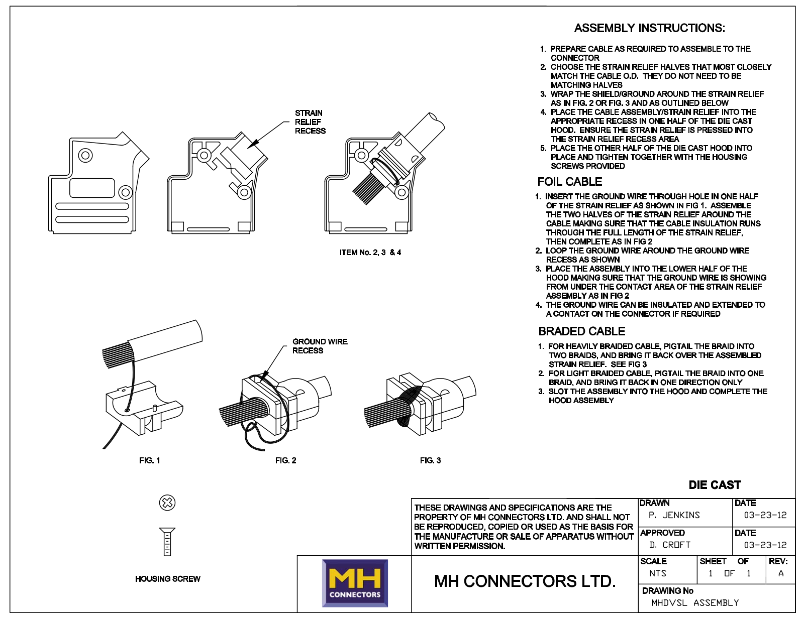 MH Connectors MHDVSL Assembly